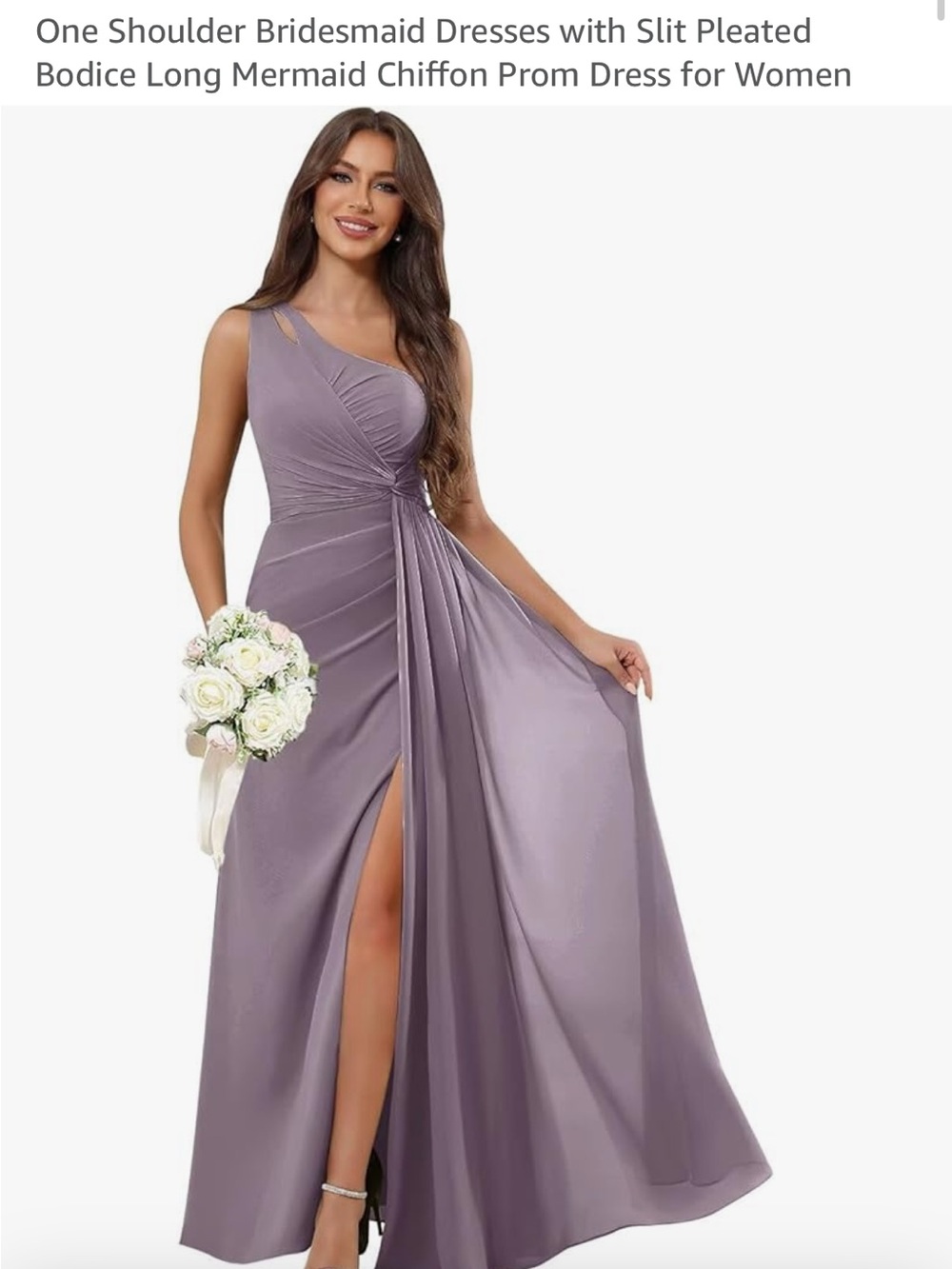 One-Shoulder bridesmaids Dress